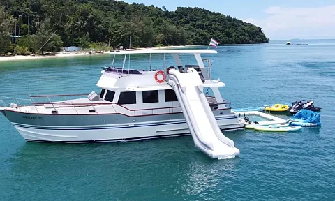 The Grandfather — 54ft Grand Banks Charter Phuket to Koh Mai Thon/Maiton (Honeymoon Island)